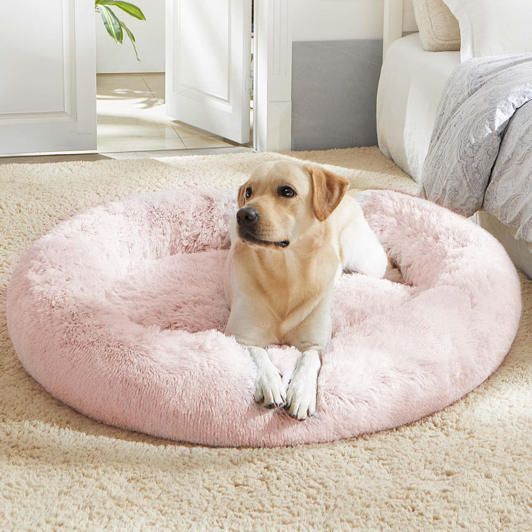 WESTERN HOME Calming Donut Pet Bed – Fluffy & Cozy - DOKUTRONIX