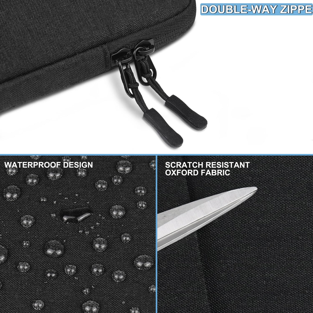 Gray Shockproof 13.3 Laptop Sleeve & Accessory Bag