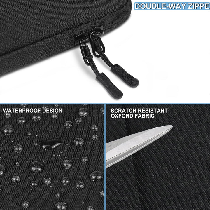 Gray Shockproof 13.3 Laptop Sleeve & Accessory Bag