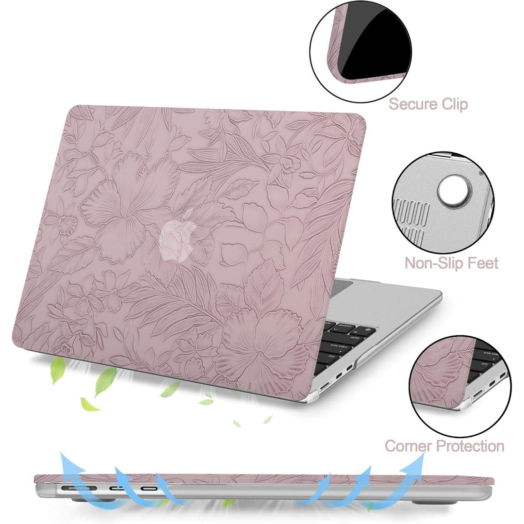 Floral Elegance MacBook Air 13.6 Case & Cover