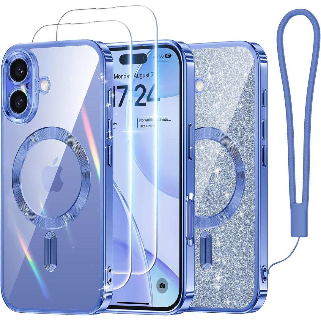 Cosmic Orange Glitter MagSafe Case for iPhone 17 Pro Max