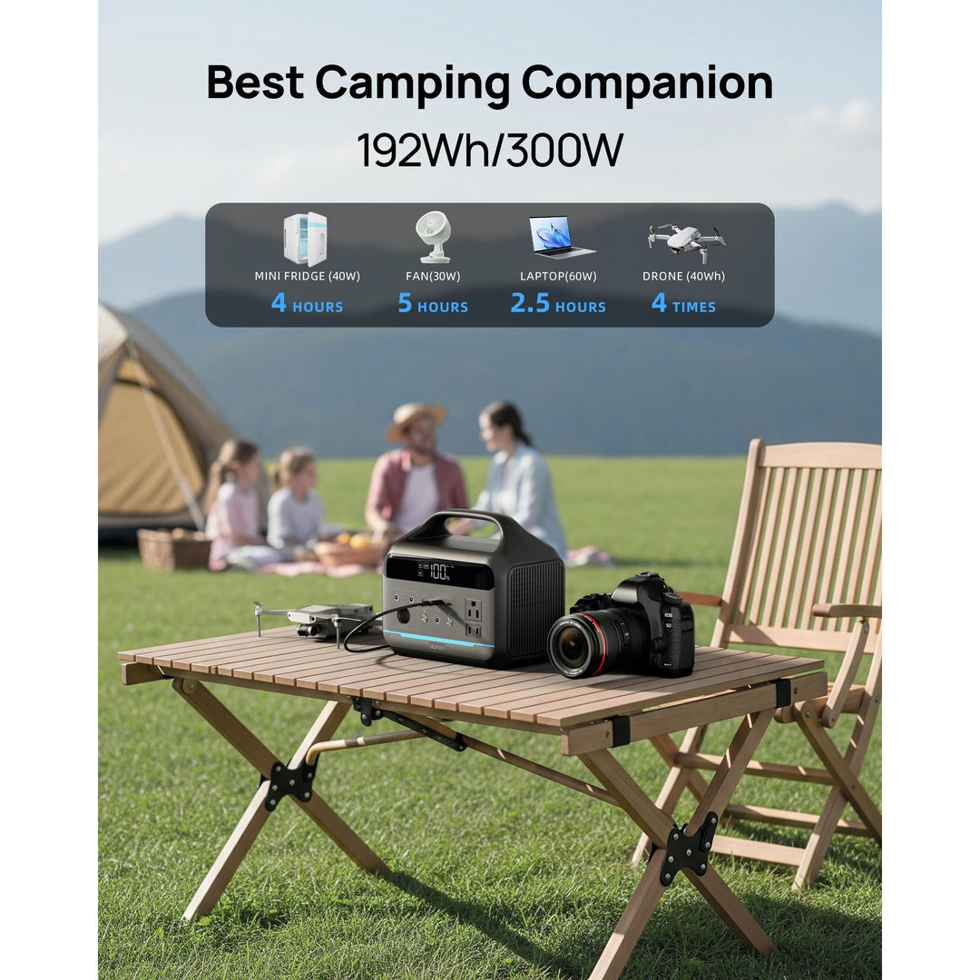 DaranPower 192Wh Solar Generator & Portable Charger