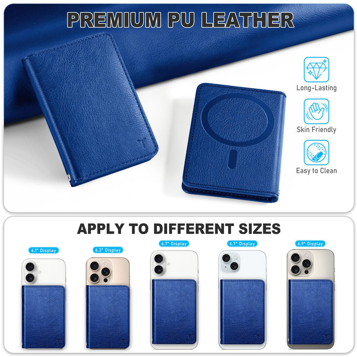Magsafe PU Wallet - RFID, 6 Slots, Clear ID - DOKUTRONIX