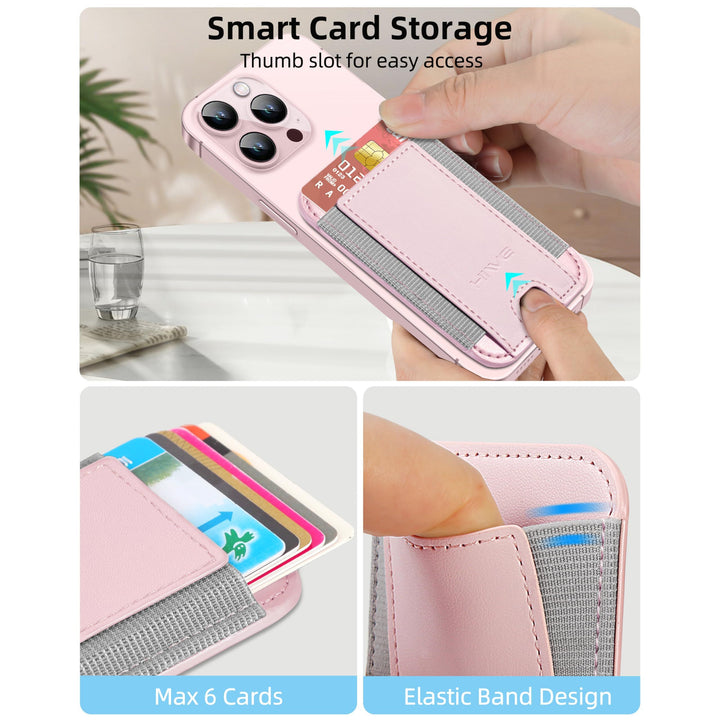 MagSafe Slim Wallet: Magnetic Leather Card Holder - DOKUTRONIX