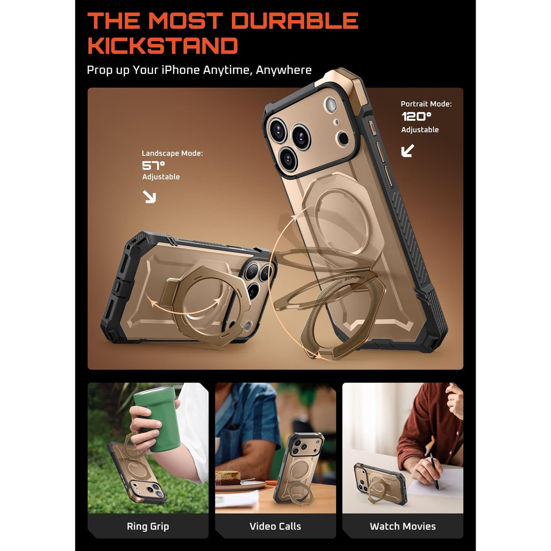 DesertGuard: MagSafe iPhone 17 Pro Max Case + Kickstand