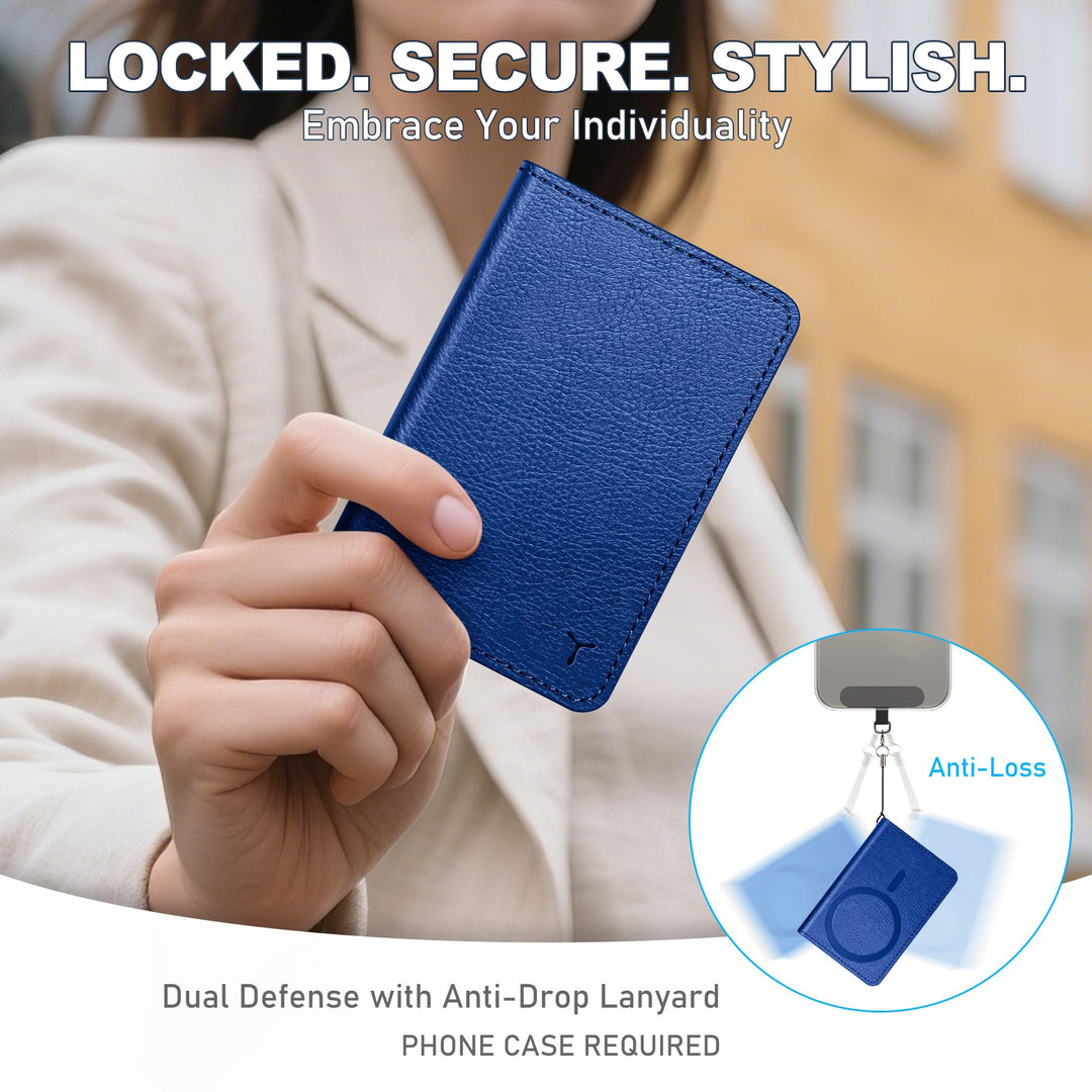 Magsafe PU Wallet - RFID, 6 Slots, Clear ID - DOKUTRONIX