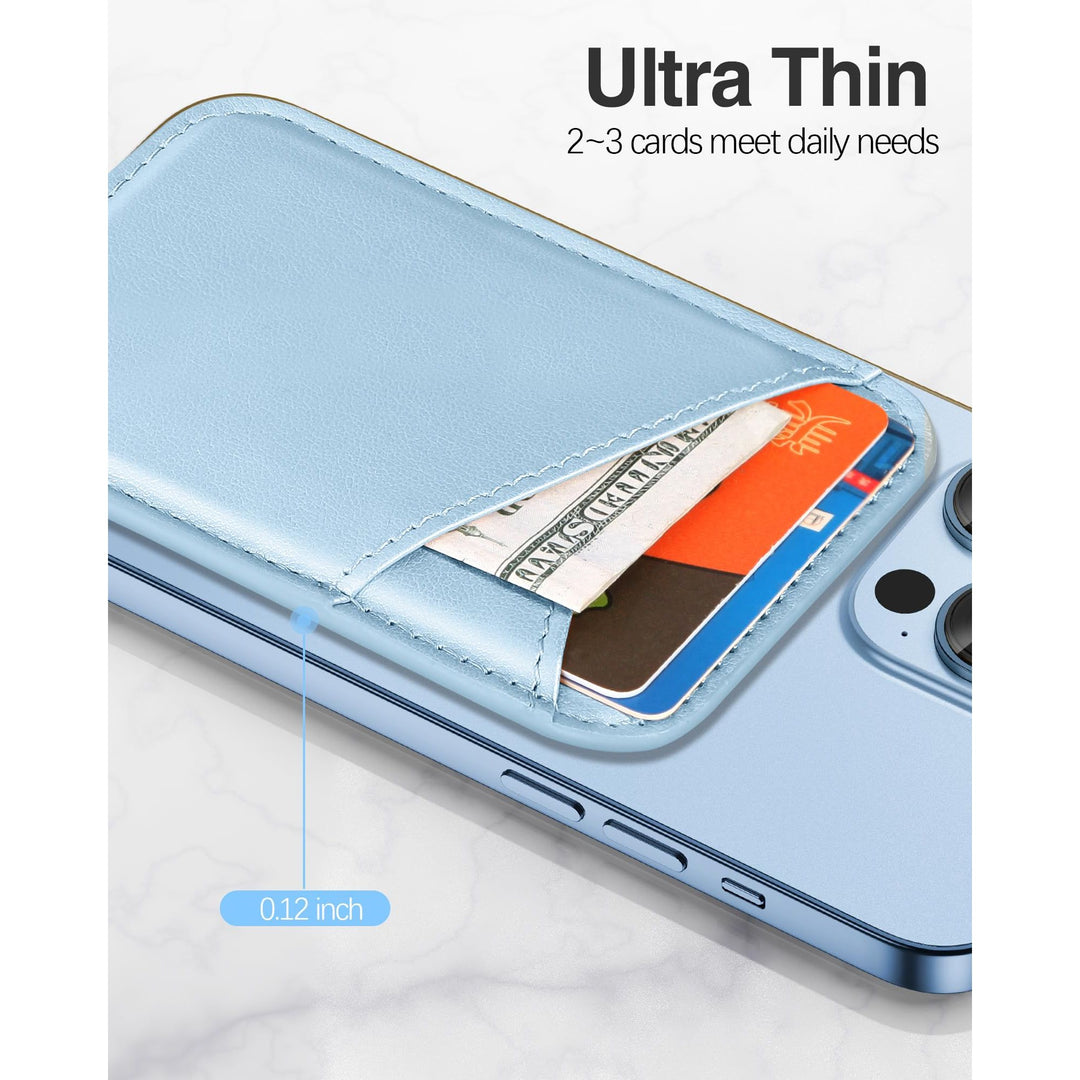 Miroddi MagSafe Leather Wallet - Ultra-Thin & RFID Blocker - DOKUTRONIX