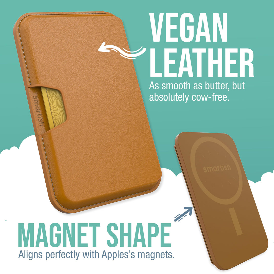 Smartish Vegan MagSafe Wallet - Slim & Stylish Holder - DOKUTRONIX