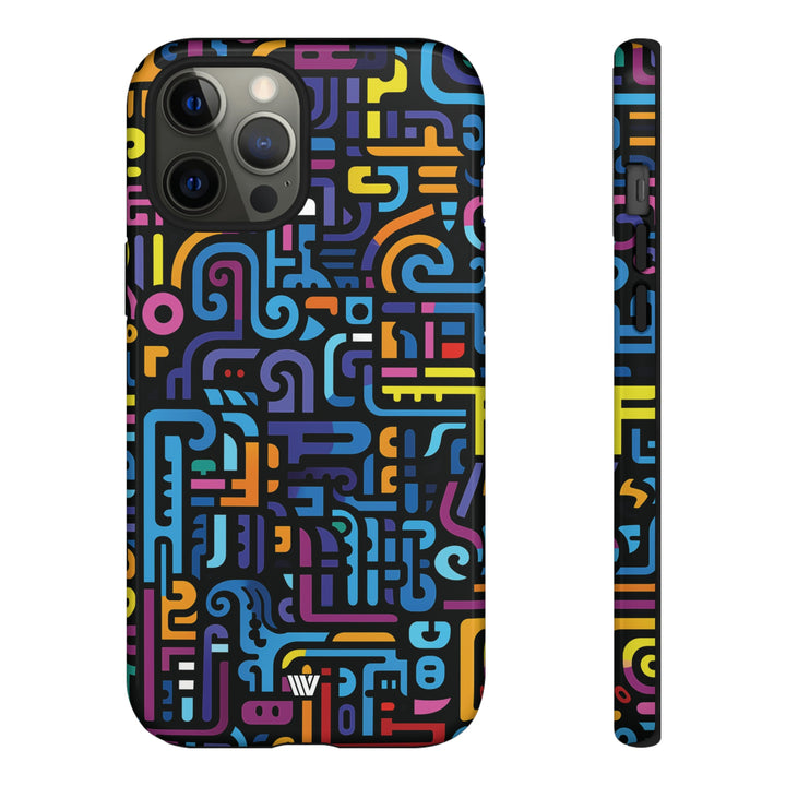 NEON GLYPHS | Tough Phone Case