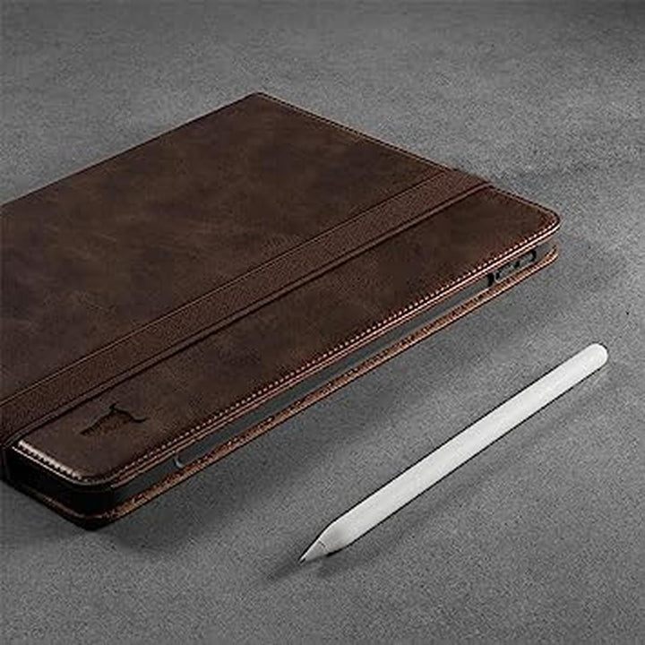 Dark Brown Genuine Leather iPad Pro 11 Case - DOKUTRONIX