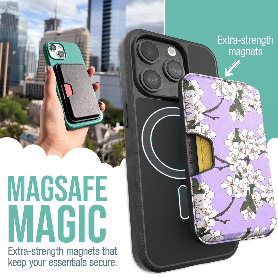 Smartish Vegan MagSafe Wallet - Slim & Stylish Holder - DOKUTRONIX