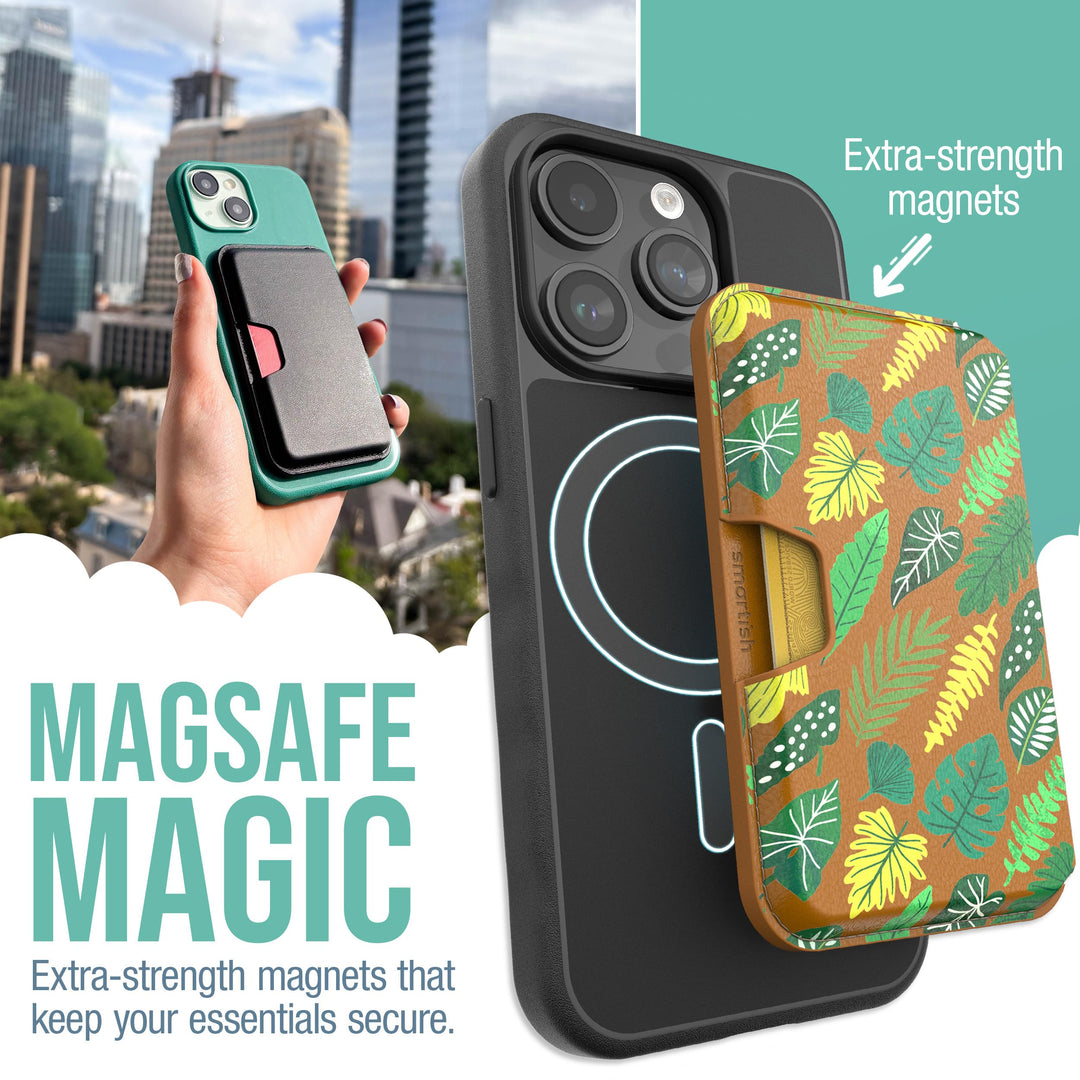 Smartish Vegan MagSafe Wallet - Slim & Stylish Holder - DOKUTRONIX