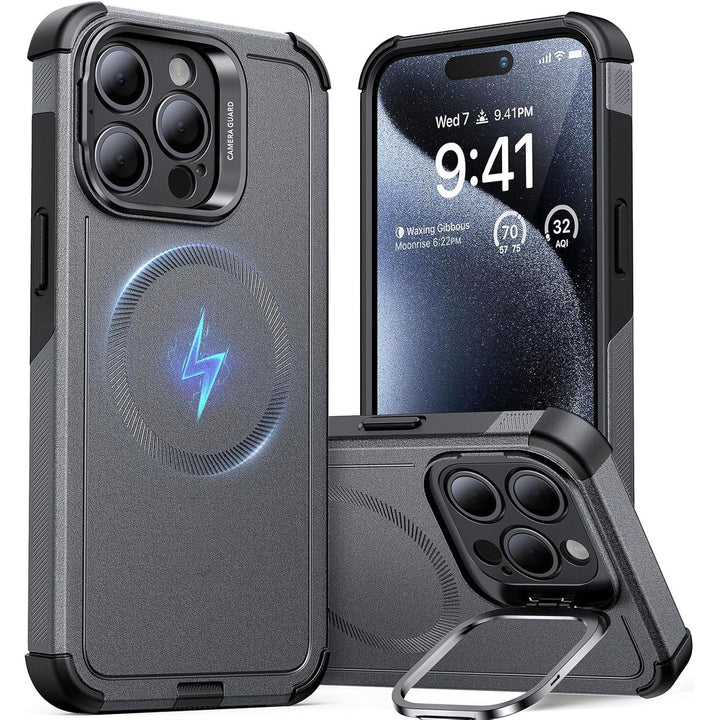 ESR Cyber Series MagSafe Stand Case, 23ft Drop, Green