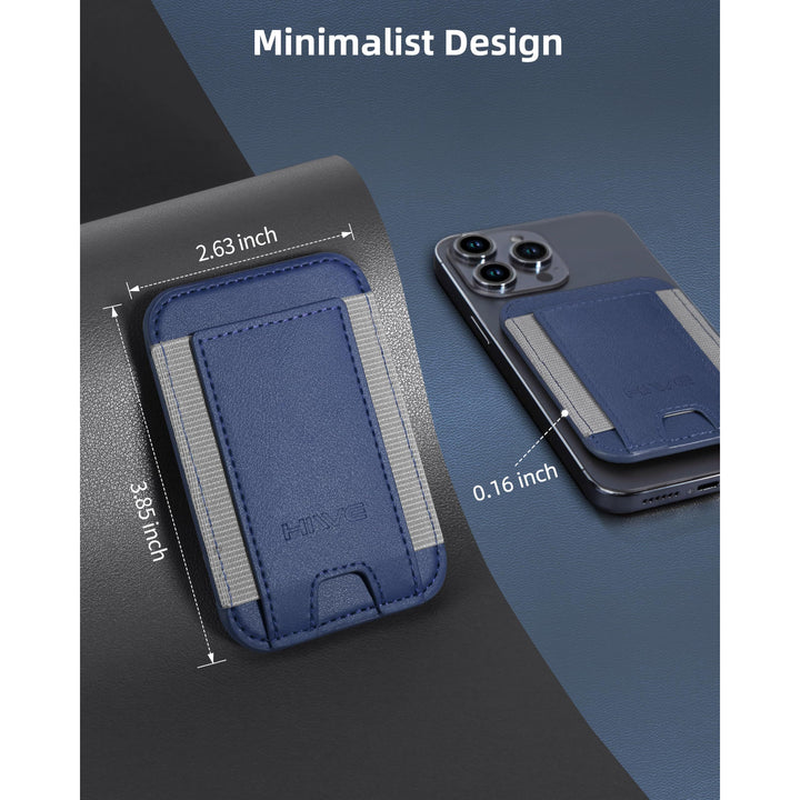 MagSafe Slim Wallet: Magnetic Leather Card Holder - DOKUTRONIX