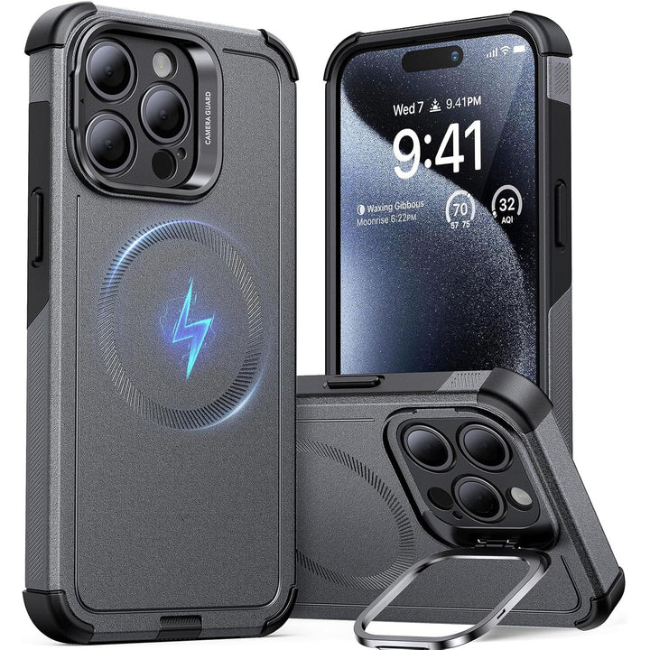 ESR Cyber Series MagSafe Stand Case, 23ft Drop, Green