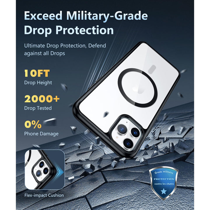 ClearShield Pro-Max Case: Slim, Magnetic, Shockproof - DOKUTRONIX