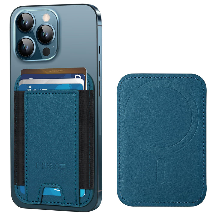 MagSafe Slim Wallet: Magnetic Leather Card Holder - DOKUTRONIX