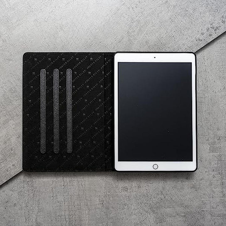 Porter Riley Black Leather iPad Case 9.7 - DOKUTRONIX