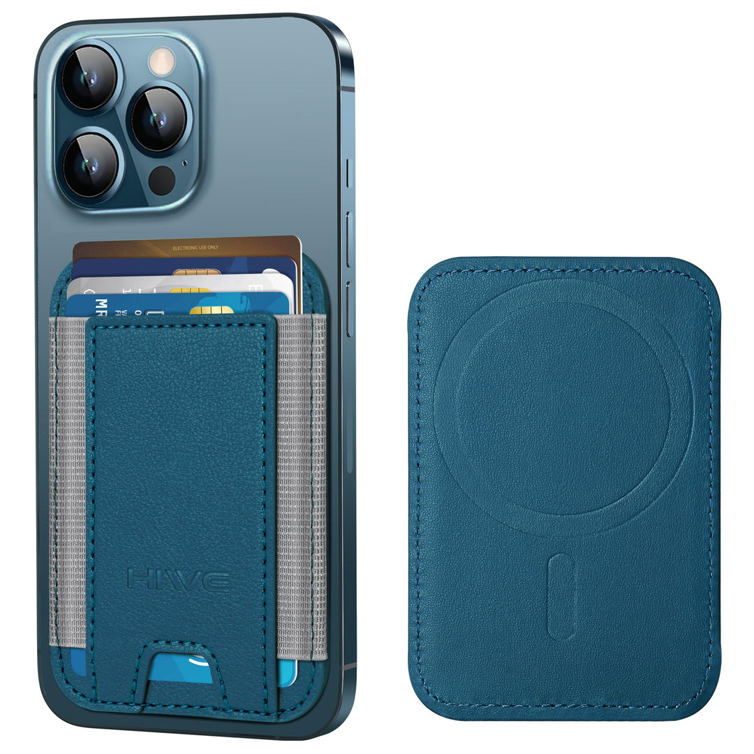MagSafe Slim Wallet: Magnetic Leather Card Holder - DOKUTRONIX