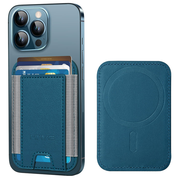 MagSafe Slim Wallet: Magnetic Leather Card Holder - DOKUTRONIX