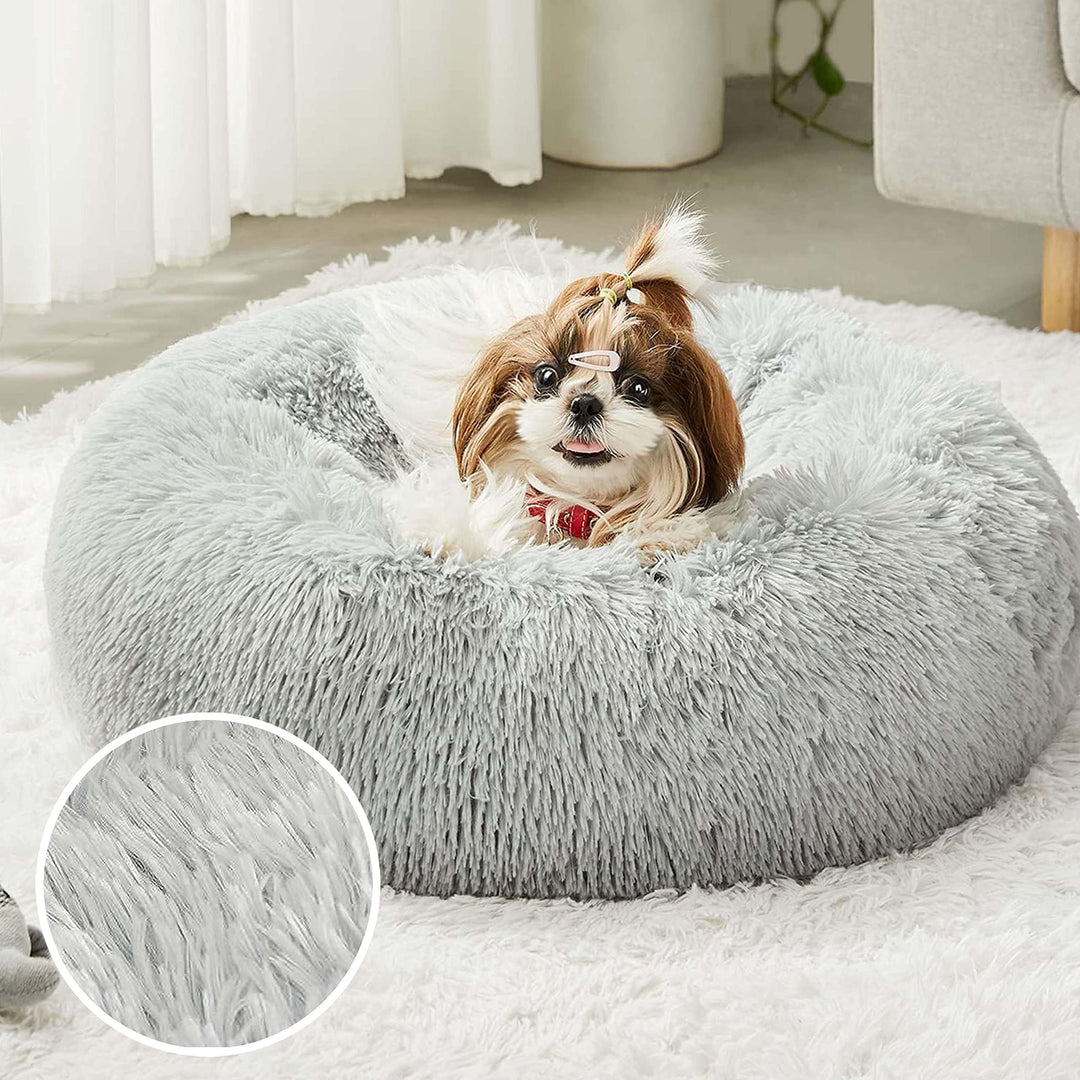 WESTERN HOME Calming Donut Pet Bed – Fluffy & Cozy - DOKUTRONIX