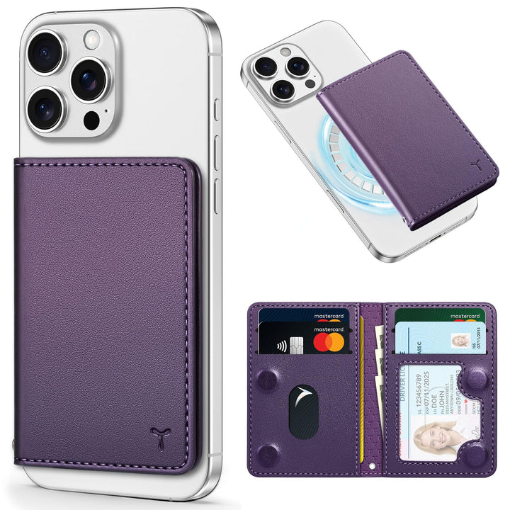 Magsafe PU Wallet - RFID, 6 Slots, Clear ID - DOKUTRONIX