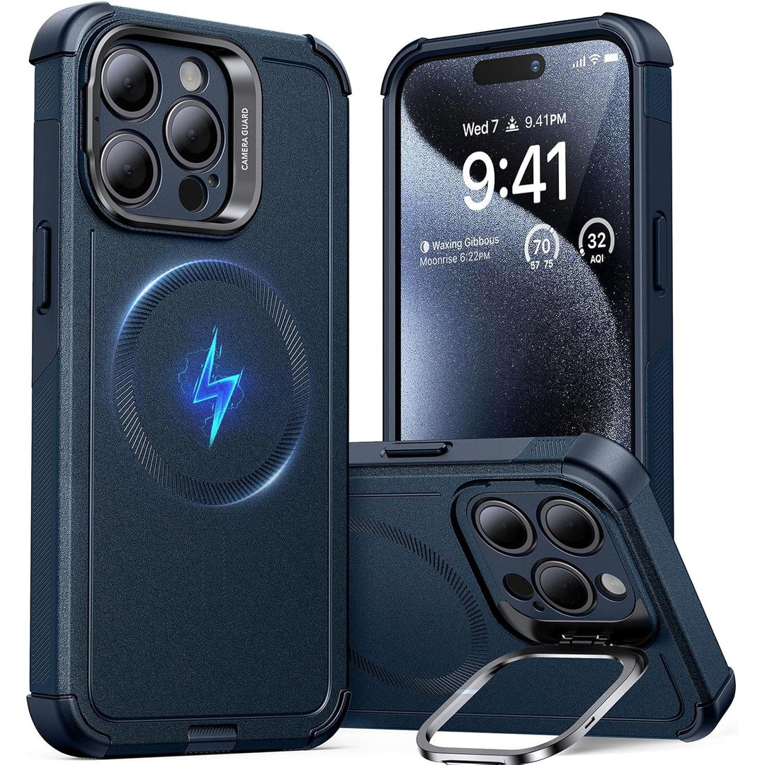 ESR Cyber Series MagSafe Stand Case, 23ft Drop, Green