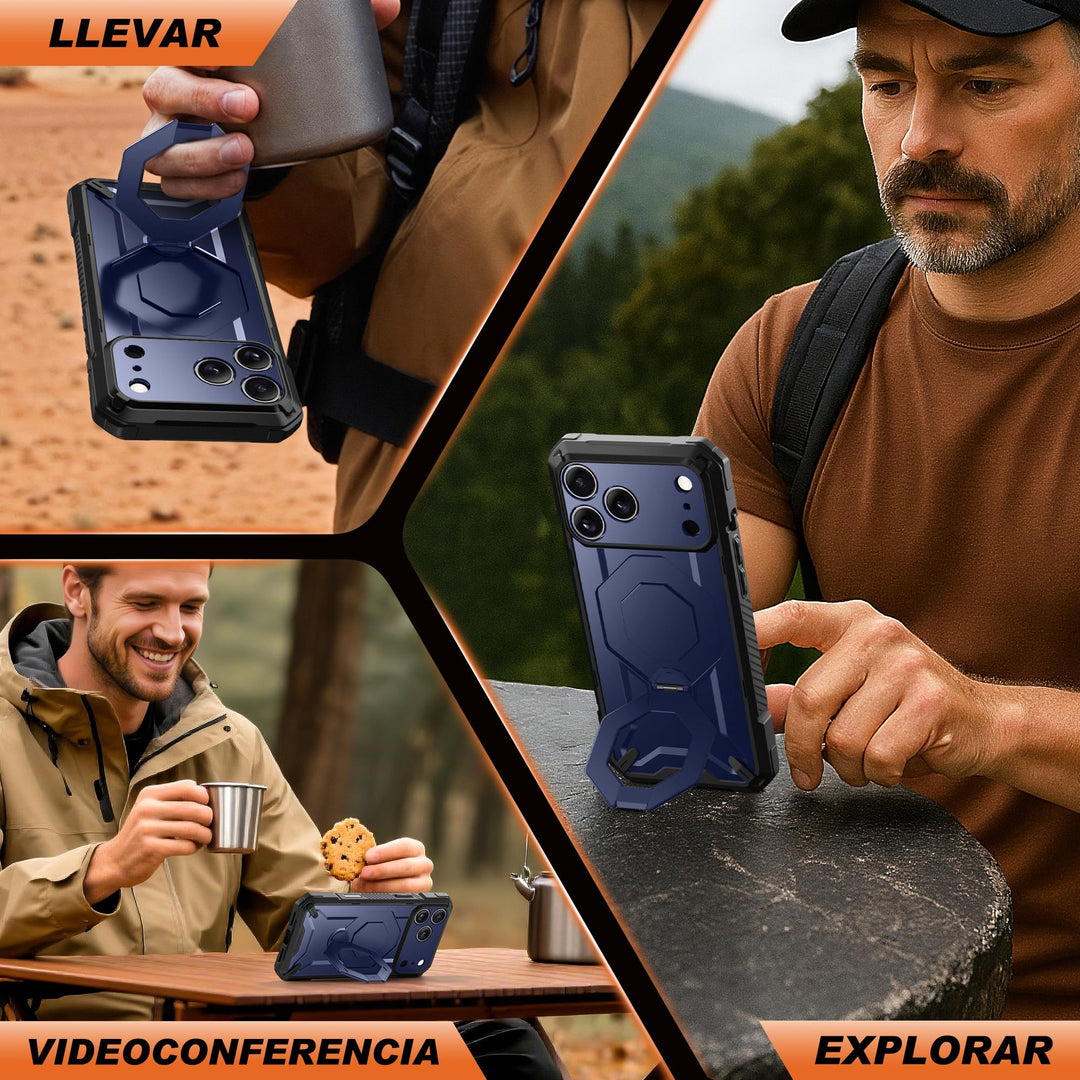 TONGATE 360° MagSafe Armor Case w/ Privacy & Camera Guard