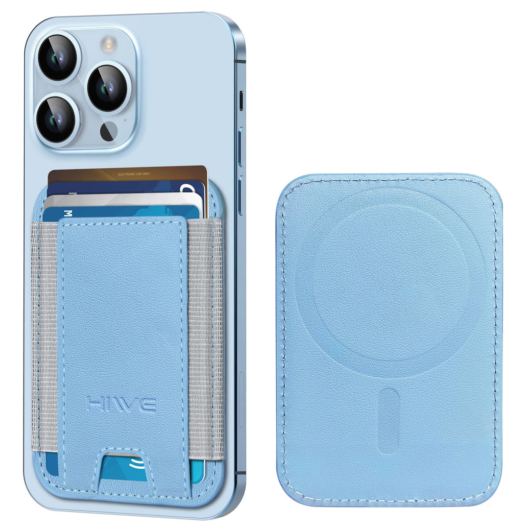 MagSafe Slim Wallet: Magnetic Leather Card Holder - DOKUTRONIX