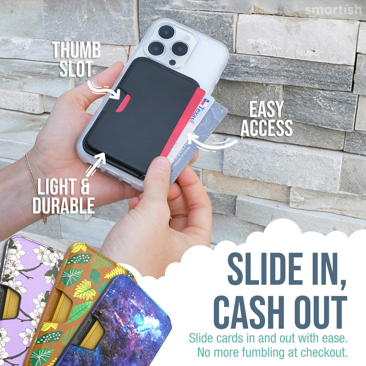Smartish Vegan MagSafe Wallet - Slim & Stylish Holder - DOKUTRONIX