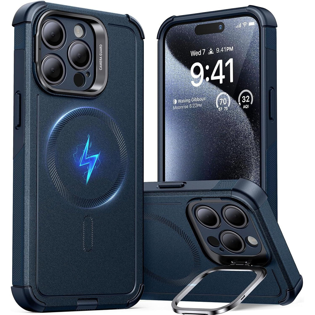 ESR Cyber Series MagSafe Stand Case, 23ft Drop, Green