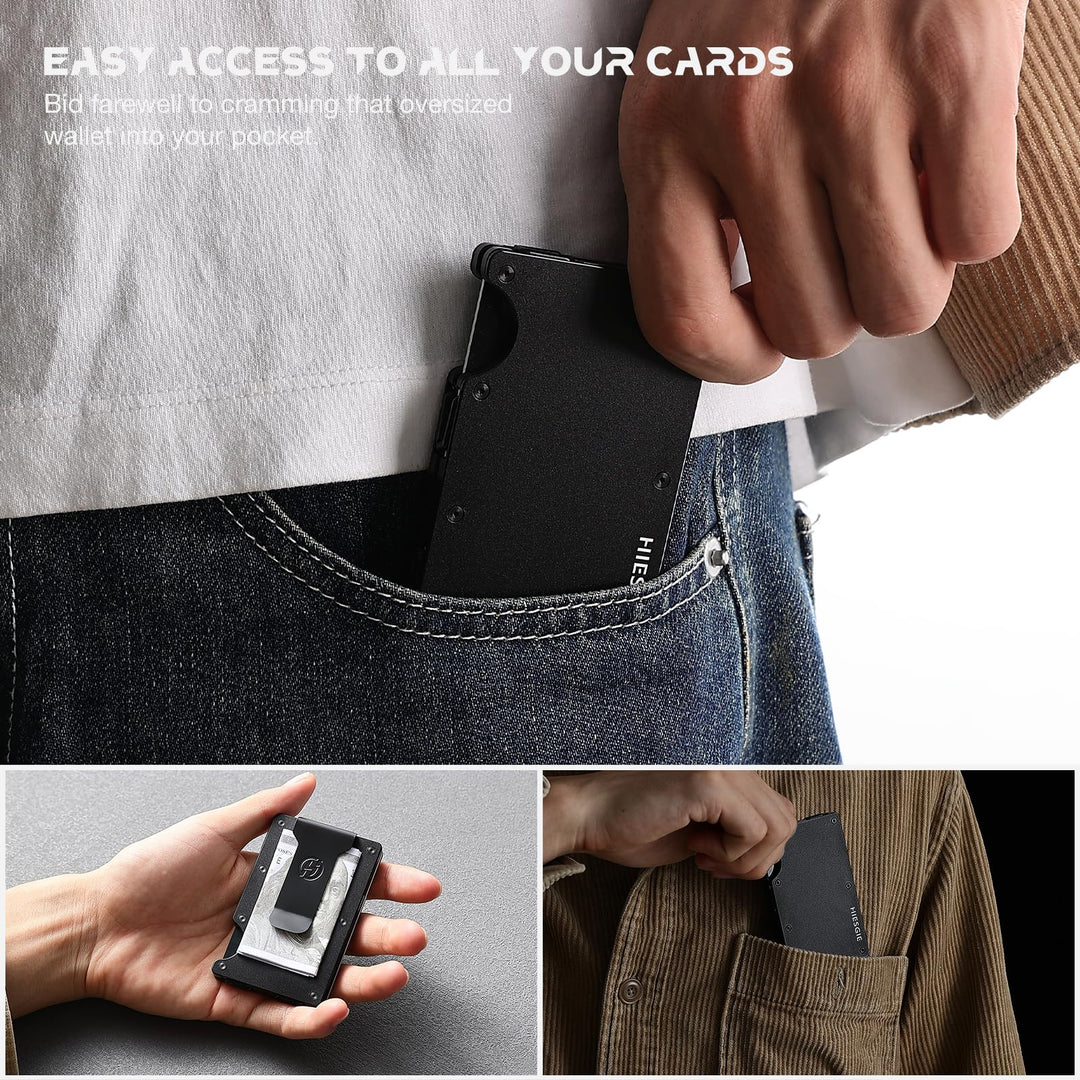 MagSafe Slim Wallet: RFID Metal Card Holder - DOKUTRONIX