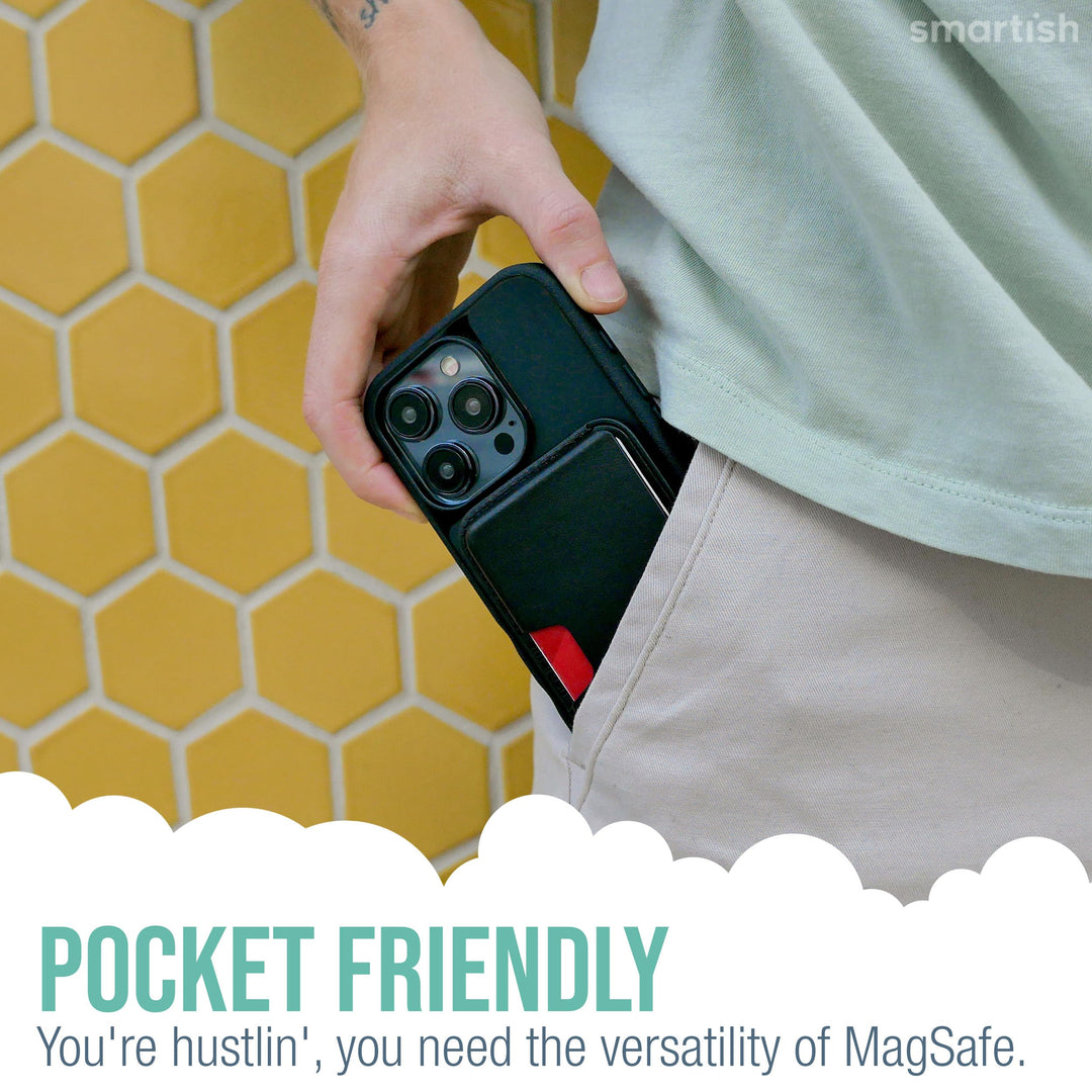 Smartish Vegan MagSafe Wallet - Slim & Stylish Holder - DOKUTRONIX