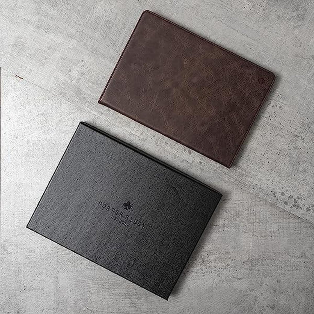 Riley Leather iPad Case (Chocolate) - DOKUTRONIX
