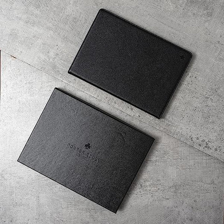 Porter Riley Black Leather iPad Case 9.7 - DOKUTRONIX