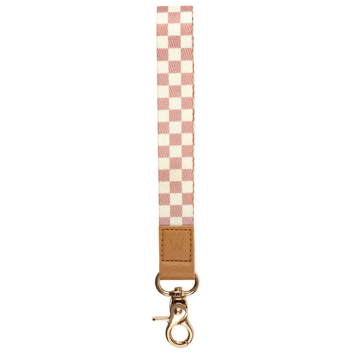 Blush Check Wrist Lanyard