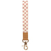 Blush Check Wrist Lanyard