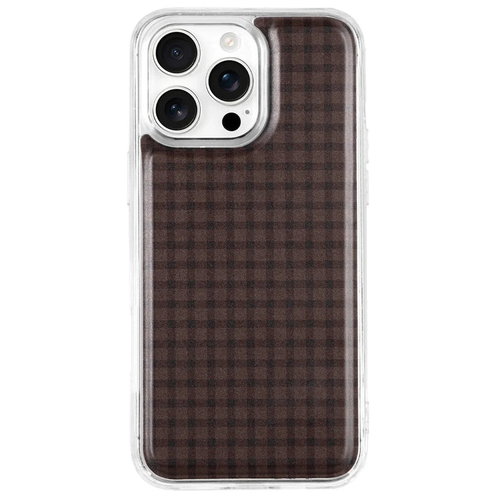 Cafe Gingham Magnetic Case