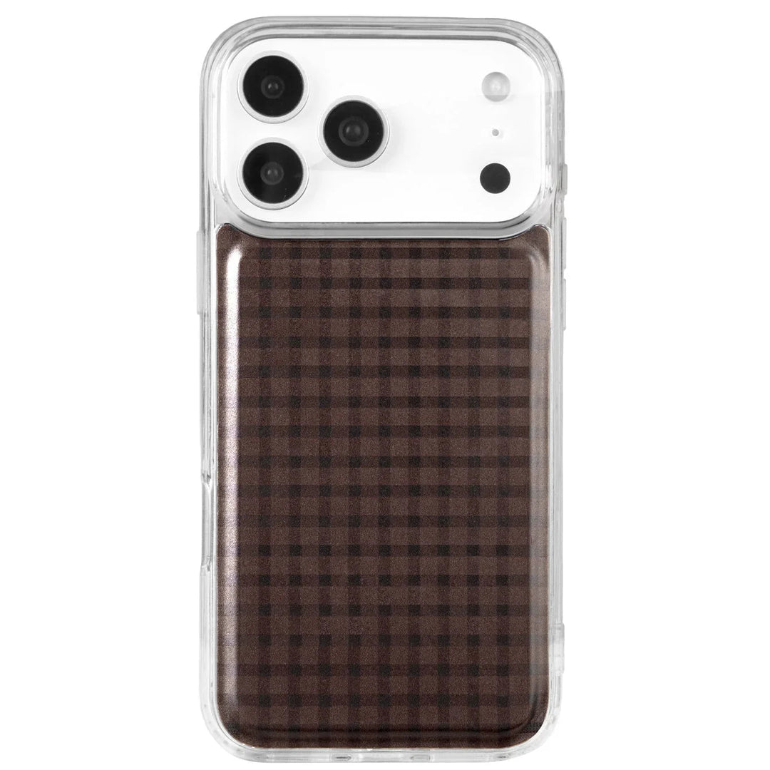 Cafe Gingham Magnetic Case