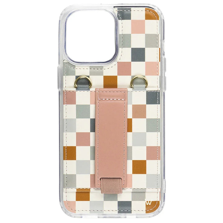 Coastal Check Purse Case