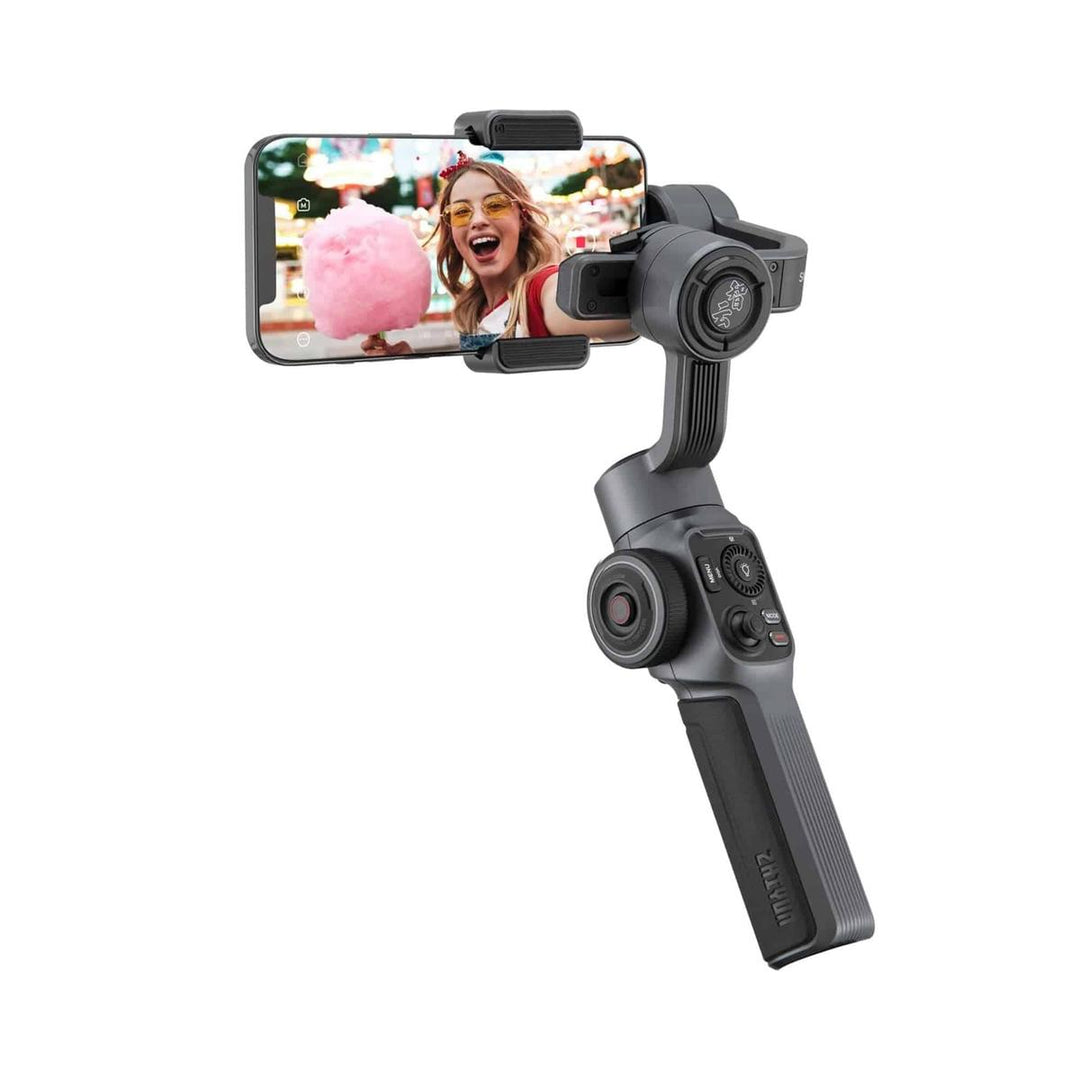 TrioTrack Pro: AI-Powered Gimbal Stabilizer - DOKUTRONIX