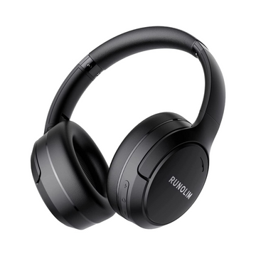 RUNOLIM Hybrid Active Noise Cancelling Headphones - Black