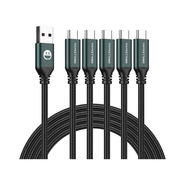SMALLElectric USB-C Cable 5-Pack 3FT (Green)