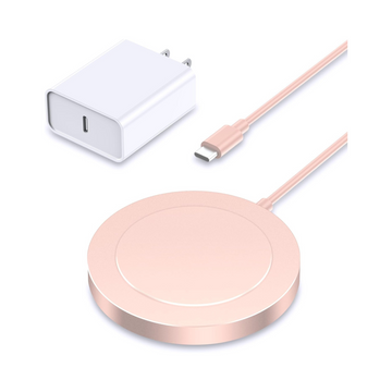Pink Mag-Safe Wireless Charger for iPhone