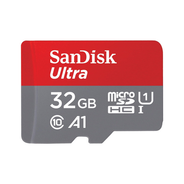 SanDisk 32GB Ultra microSDHC - 120MB/s, Full HD, A1, with Adapter