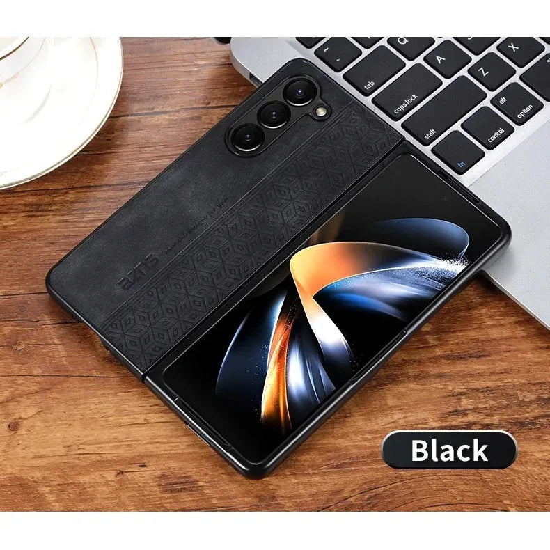 Galaxy Z Fold Leather Case - DOKUTRONIX