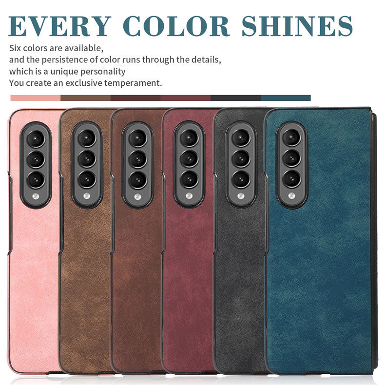 Elite Slim Leather Wallet Case for Galaxy Z Fold3 - DOKUTRONIX