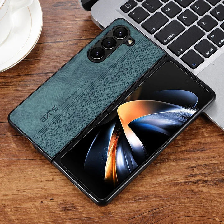 Galaxy Z Fold Leather Case - DOKUTRONIX