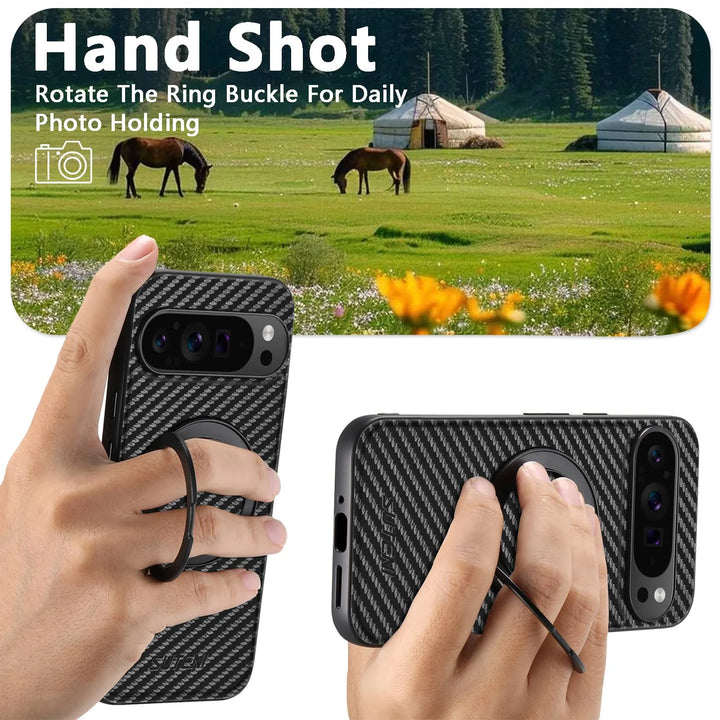 Pro XL Carbon Case for Pixel - Magnetic Kickstand - DOKUTRONIX