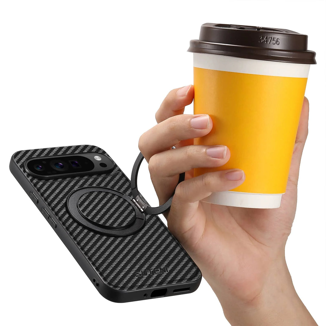 Carbon Fiber Kickstand Case for Google Pixel Pro - DOKUTRONIX